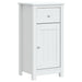 Set mobilier baie BERG, 4 piese, alb, lemn masiv de pin - WALTI WALTI