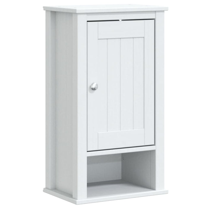 Set mobilier baie BERG, 4 piese, alb, lemn masiv de pin - WALTI WALTI
