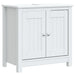 Set mobilier baie BERG, 4 piese, alb, lemn masiv de pin - WALTI WALTI