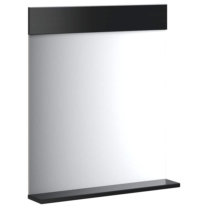 Set mobilier baie, 4 piese, „BERG” , negru, lemn masiv de pin - WALTI WALTI