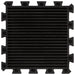 Plăci de podea din cauciuc, 16 buc., negru, 16 mm, 30x30 cm - WALTI WALTI