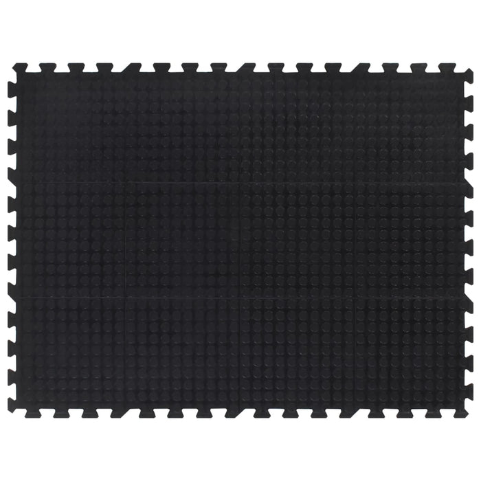 Placă de podea din cauciuc, negru, 12 mm, 90x120 cm - WALTI WALTI