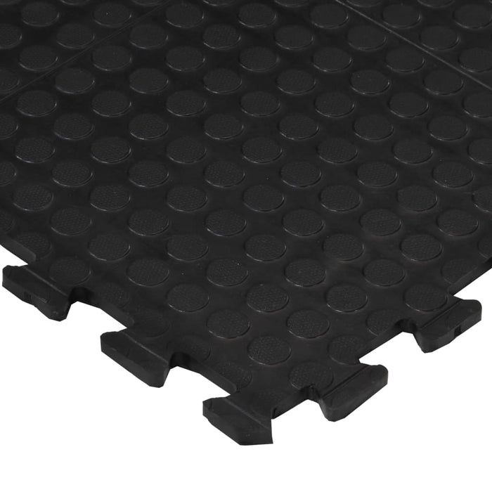 Placă de podea din cauciuc, negru, 12 mm, 90x120 cm - WALTI WALTI