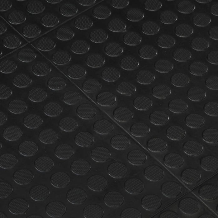 Placă de podea din cauciuc, negru, 12 mm, 90x120 cm - WALTI WALTI