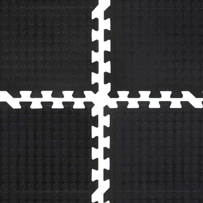 Placă de podea din cauciuc, negru, 12 mm, 90x120 cm - WALTI WALTI