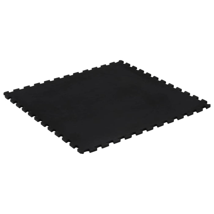 Placă de podea din cauciuc, negru, 12 mm, 100x100 cm - WALTI WALTI