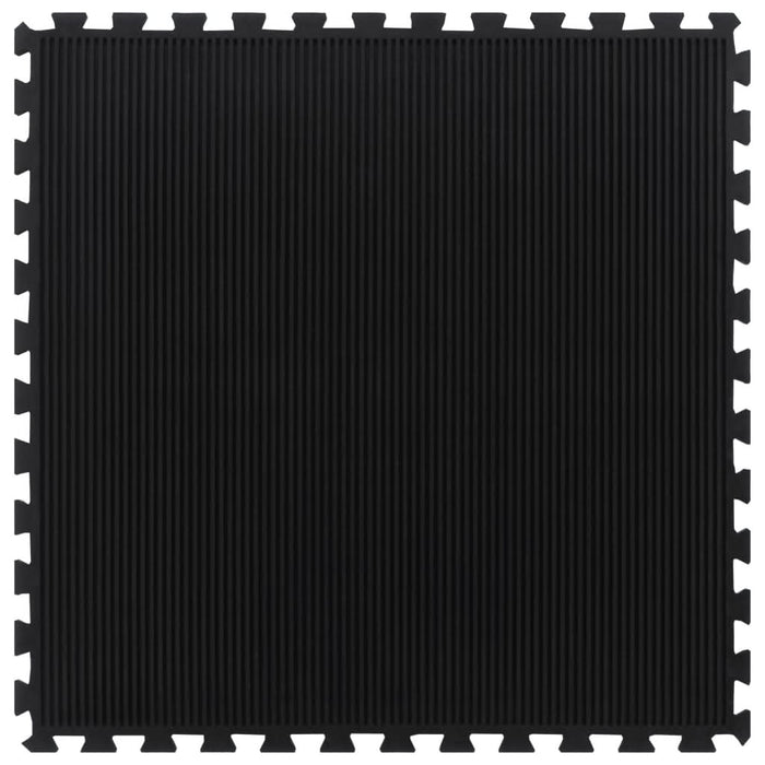 Placă de podea din cauciuc, negru, 12 mm, 100x100 cm - WALTI WALTI