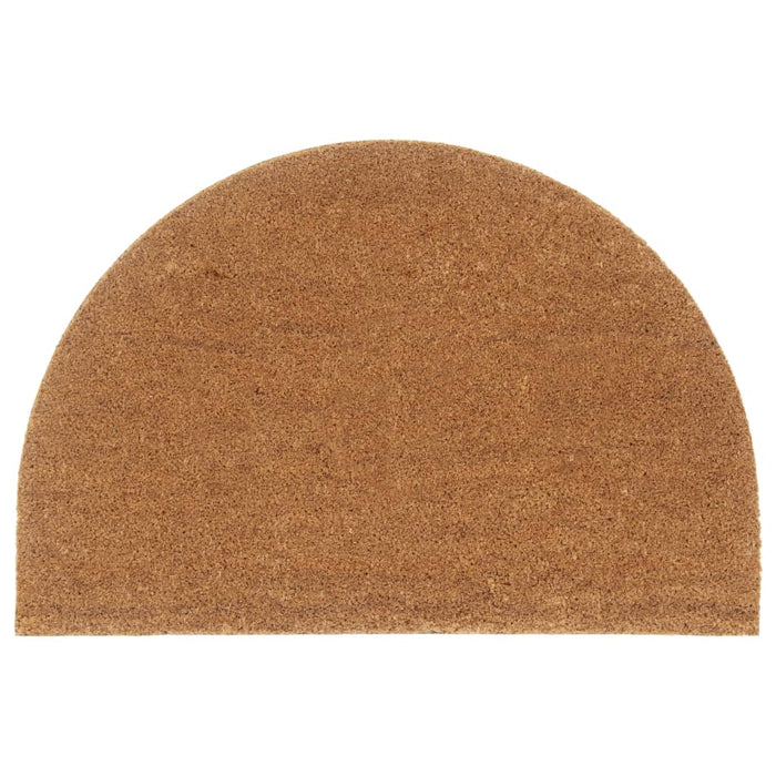 Covoraș de ușă natural semirotund, 60x90 cm, fibre de cocos - WALTI WALTI