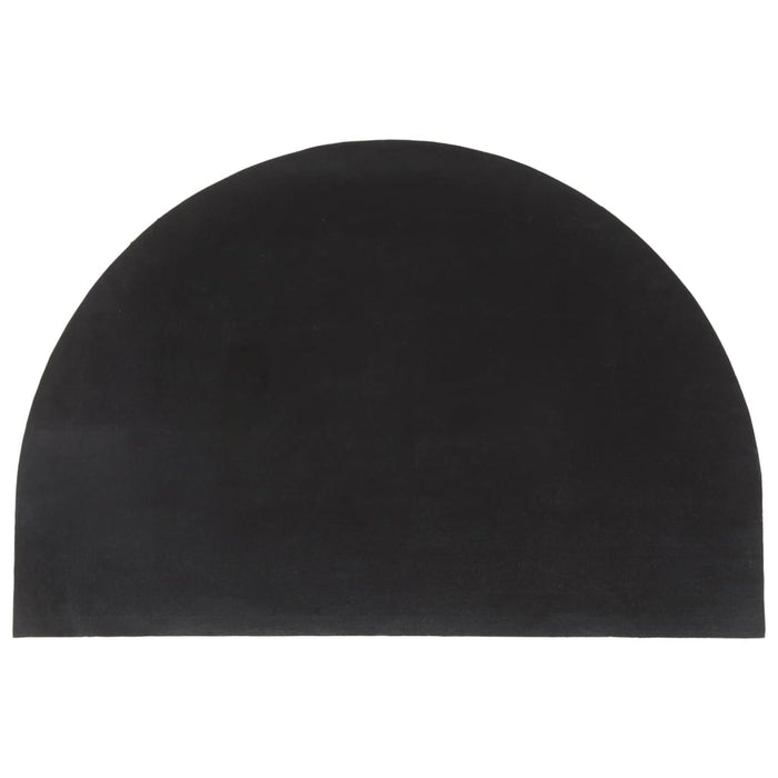 Covoraș de ușă natural semirotund, 60x90 cm, fibre de cocos - WALTI WALTI