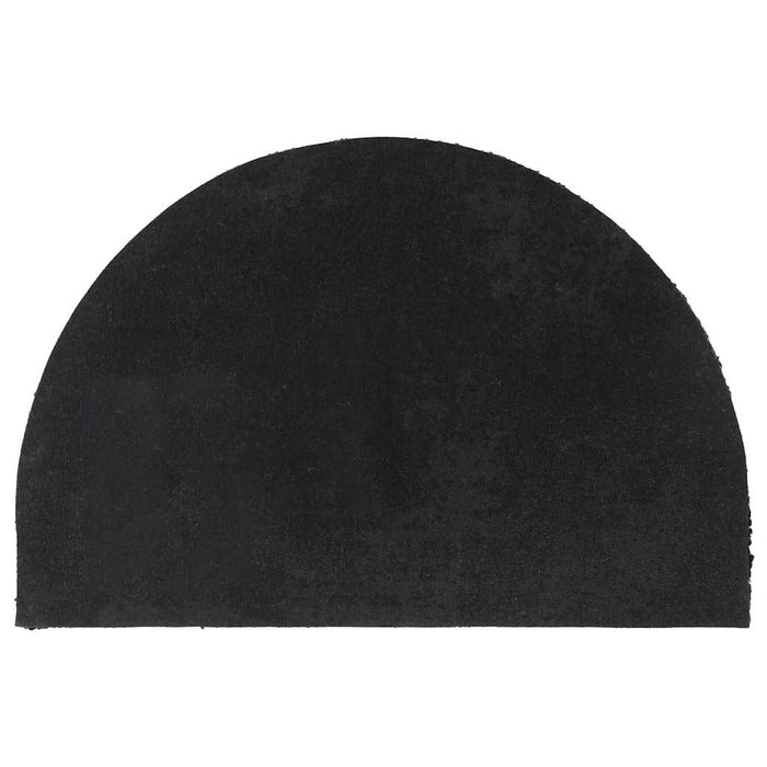 Covoraș de ușă semirotund, negru, 40x60 cm, fibre de cocos - WALTI WALTI