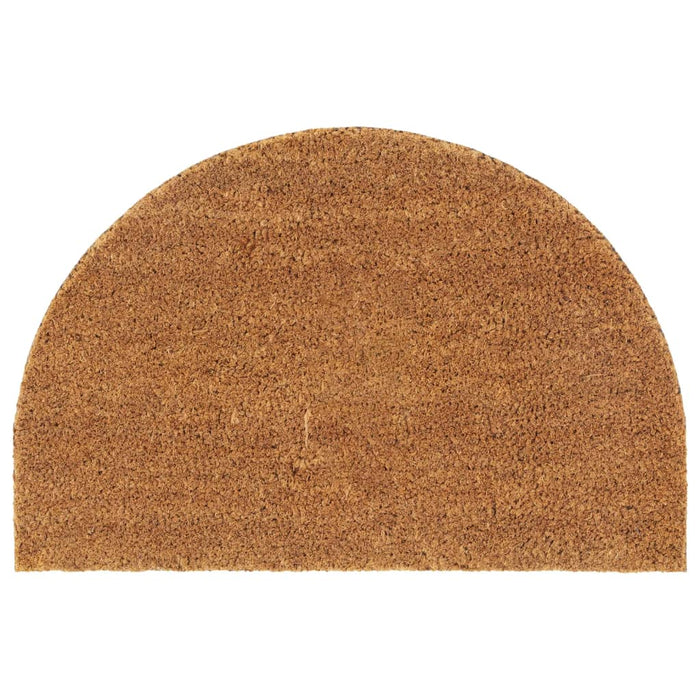 Covoraș de ușă natural semirotund, 40x60 cm, fibre de cocos - WALTI WALTI