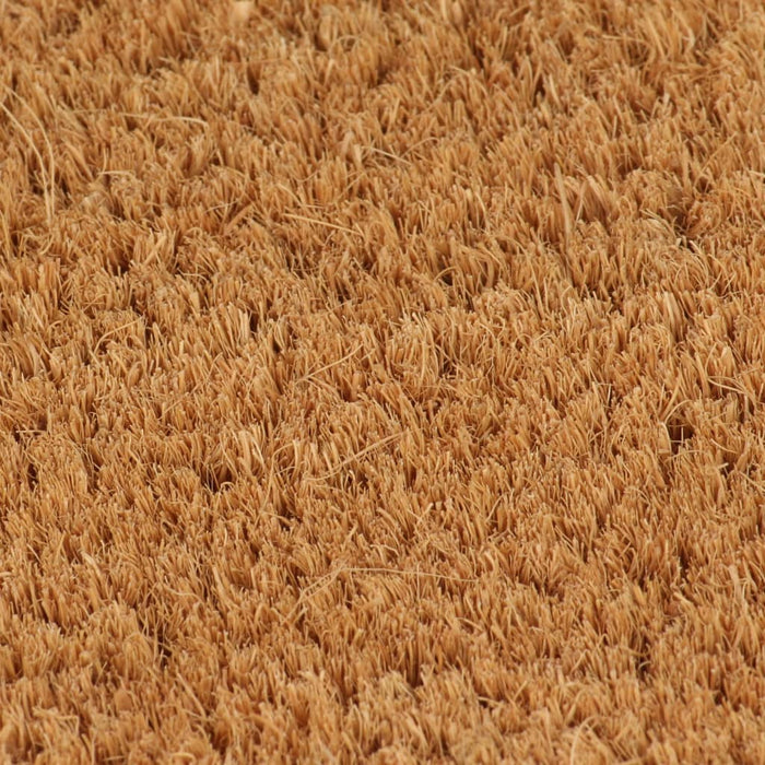 Covoraș de ușă natural semirotund, 40x60 cm, fibre de cocos - WALTI WALTI