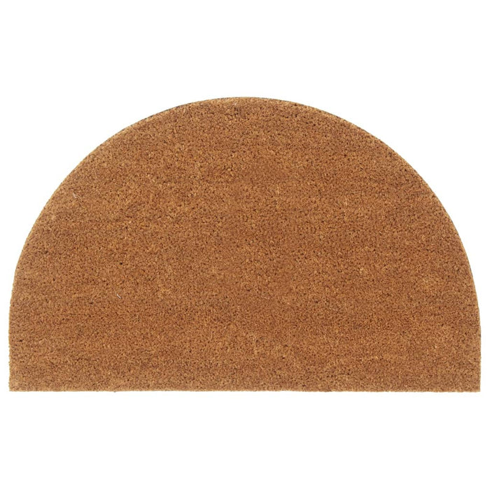 Covoraș de ușă natural semirotund, 50x80 cm, fibre de cocos - WALTI WALTI
