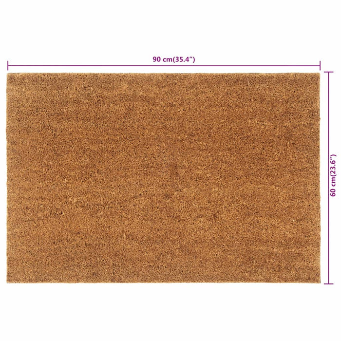 Covoraș de ușă natural, 60x90 cm, fibre de cocos - WALTI WALTI