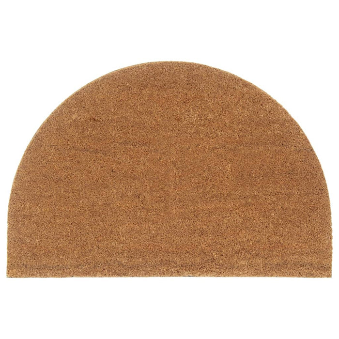 Covoraș de ușă natural semirotund, 60x90 cm, fibre de cocos - WALTI WALTI