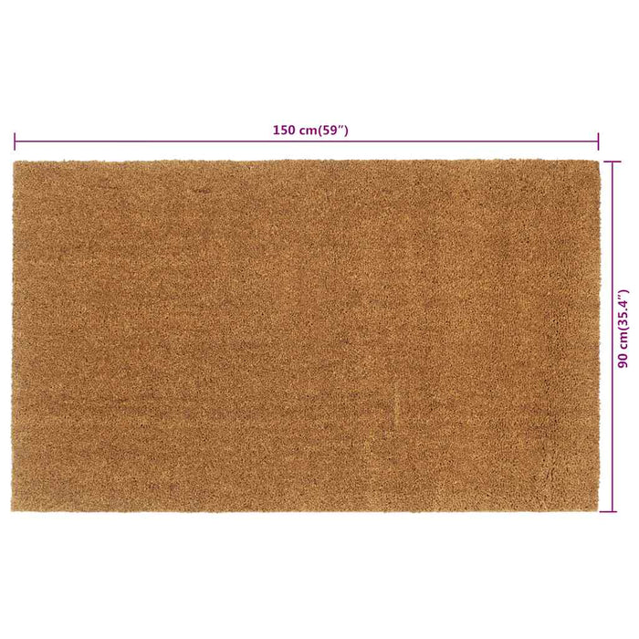 Covoraș de ușă natural, 90x150 cm, fibre de cocos - WALTI WALTI