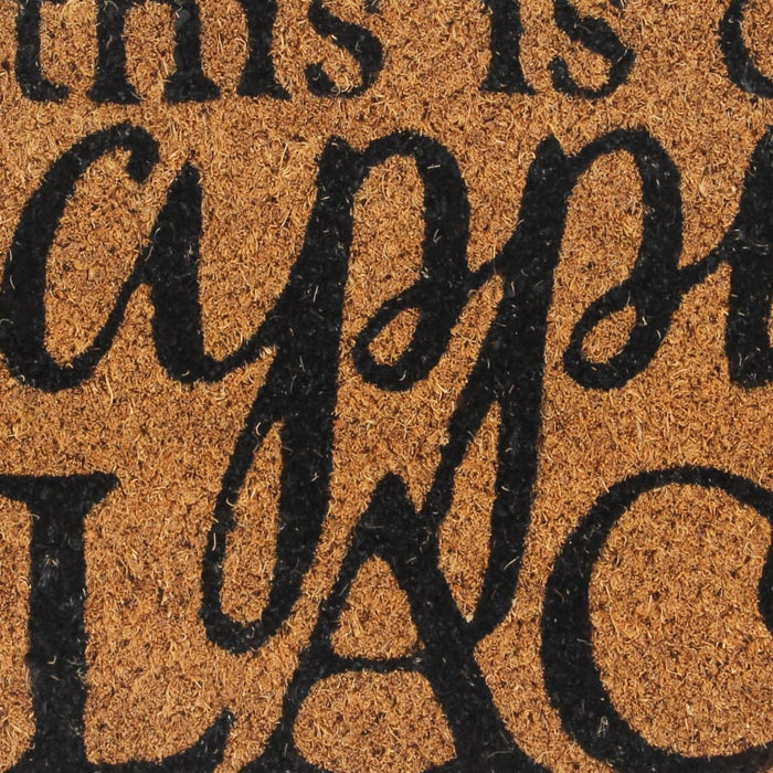Covoraș de ușă, natural, 40x60 cm, fibre de cocos - WALTI WALTI