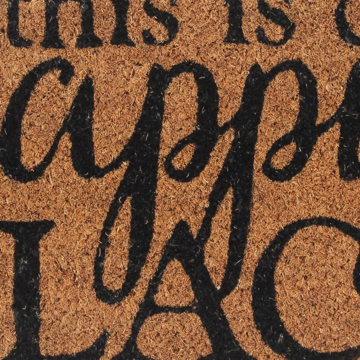 Covoraș de ușă, natural, 45x75 cm, fibre de cocos - WALTI WALTI