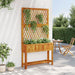 Jardinieră cu spalier/poliță, 100x32x185 cm, lemn masiv acacia - WALTI WALTI