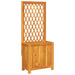 Jardinieră cu spalier, 55x29,5x132 cm, lemn masiv acacia - WALTI WALTI