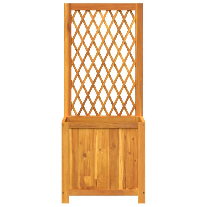 Jardinieră cu spalier, 55x29,5x132 cm, lemn masiv acacia - WALTI WALTI