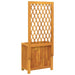Jardinieră cu spalier, 55x29,5x132 cm, lemn masiv acacia - WALTI WALTI