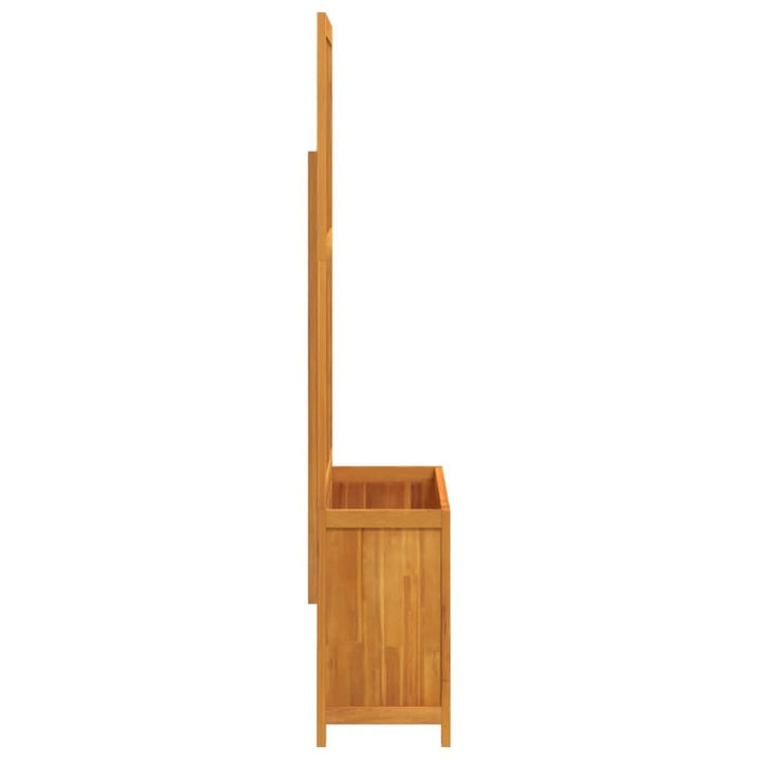 Jardinieră cu spalier, 100x32x165 cm, lemn masiv acacia - WALTI WALTI