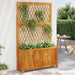Jardinieră cu spalier, 100x32x165 cm, lemn masiv acacia - WALTI WALTI