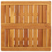 Masă de grădină pliabilă, 50x50x50 cm, lemn masiv acacia - WALTI WALTI