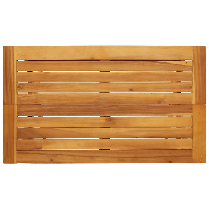 Masă de grădină pliabilă, 90x52,5x65 cm, lemn masiv de acacia - WALTI WALTI