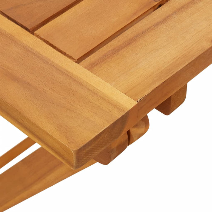 Masă de grădină pliabilă, 90x52,5x65 cm, lemn masiv de acacia - WALTI WALTI