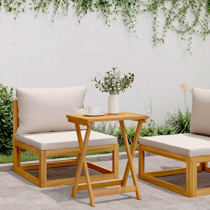 Masă de grădină pliabilă, 50x36x60 cm, lemn masiv de acacia - WALTI WALTI