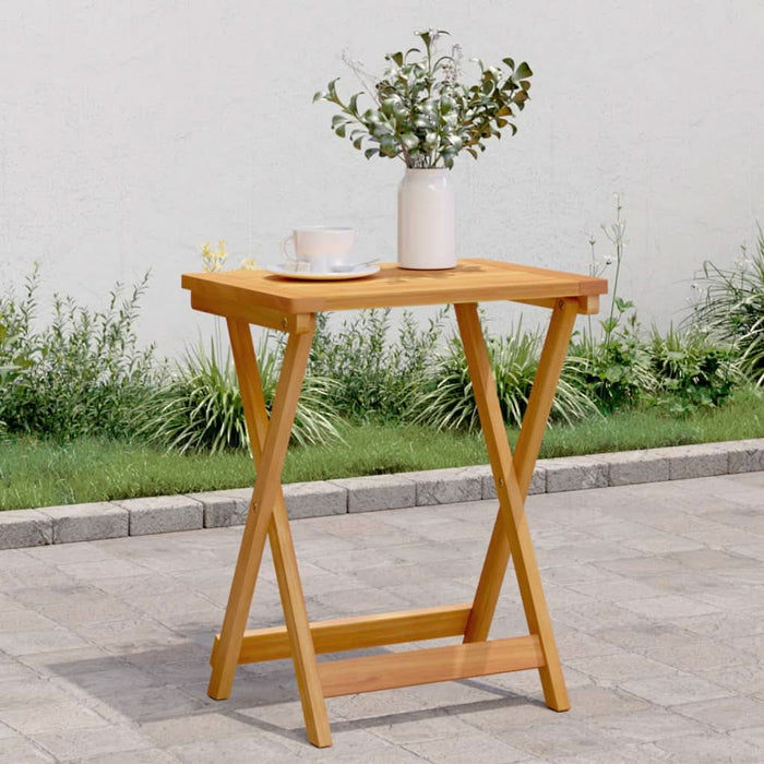 Masă de grădină pliabilă, 50x36x60 cm, lemn masiv de acacia - WALTI WALTI