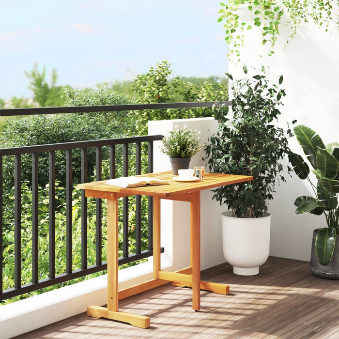 Masă de balcon pliabilă, 90x60x72 cm, lemn masiv de acacia - WALTI WALTI