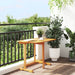 Masă de balcon pliabilă, 90x60x72 cm, lemn masiv de acacia - WALTI WALTI