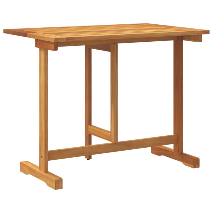 Masă de balcon pliabilă, 90x60x72 cm, lemn masiv de acacia - WALTI WALTI