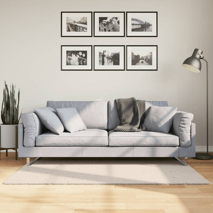Covor HUARTE, fir scurt, moale și lavabil, bej, 80x150 cm - WALTI WALTI