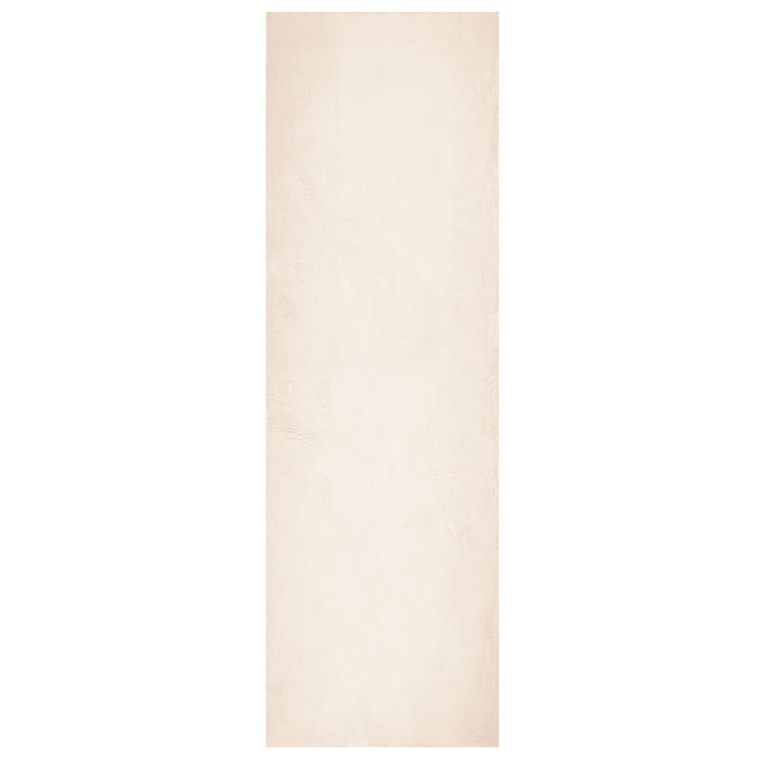 Covor HUARTE, fir scurt, moale și lavabil, bej, 80x250 cm - WALTI WALTI