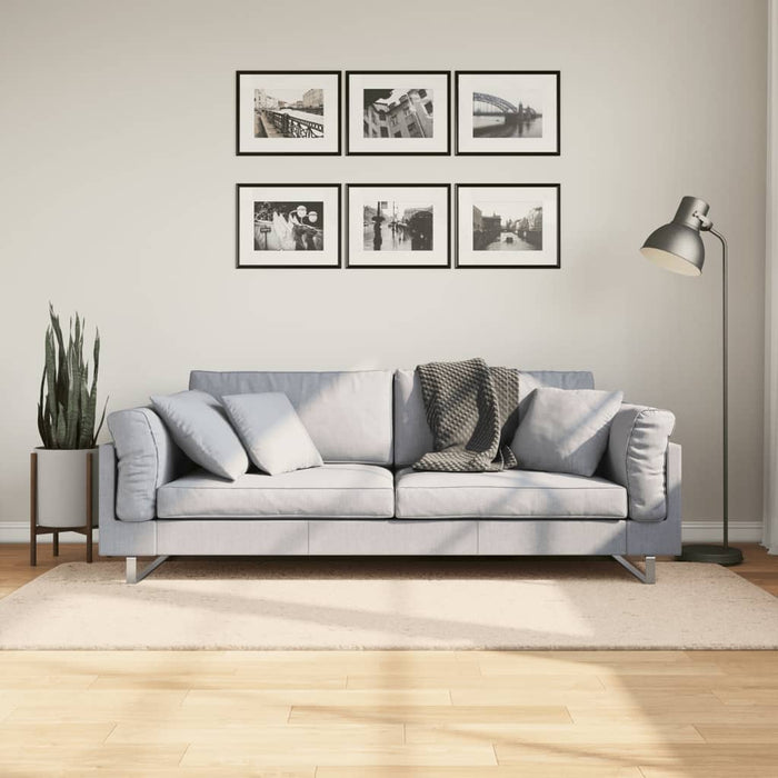 Covor HUARTE, fir scurt, moale și lavabil, bej, 100x200 cm - WALTI WALTI
