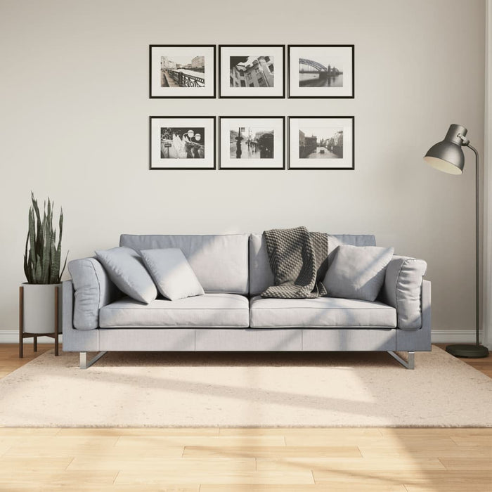 Covor HUARTE, fir scurt, moale și lavabil, bej, 140x200 cm - WALTI WALTI