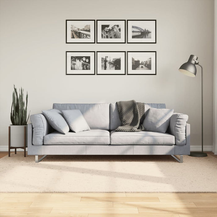 Covor HUARTE, fir scurt, moale și lavabil, bej, 160x230 cm - WALTI WALTI