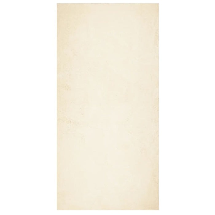 Covor HUARTE, fir scurt, moale și lavabil, crem, 100x200 cm - WALTI WALTI