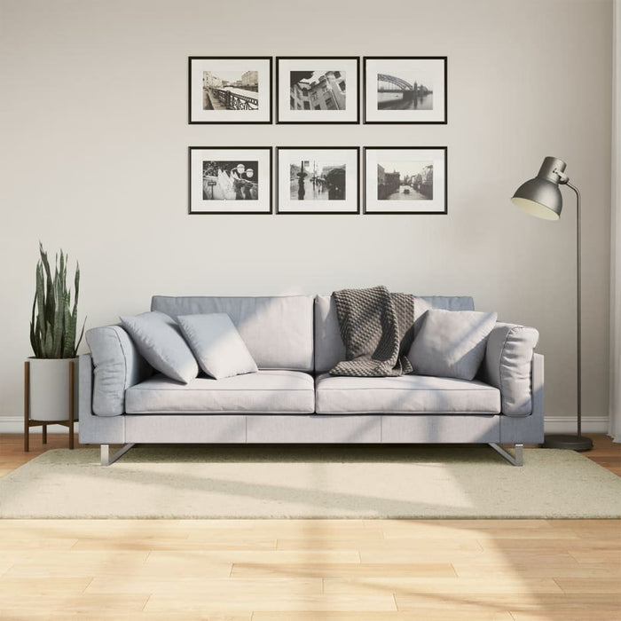 Covor HUARTE, fir scurt, moale și lavabil, crem, 100x200 cm - WALTI WALTI