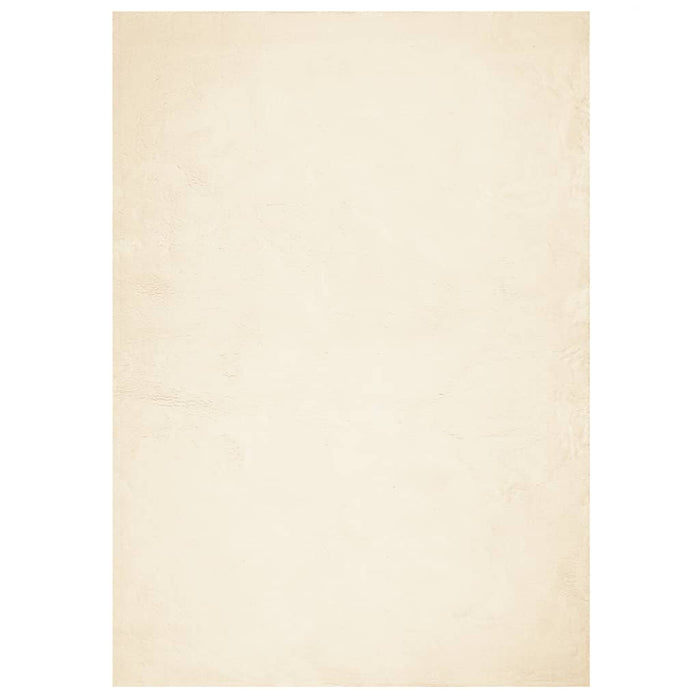 Covor HUARTE, fir scurt, moale și lavabil, crem, 200x280 cm - WALTI WALTI