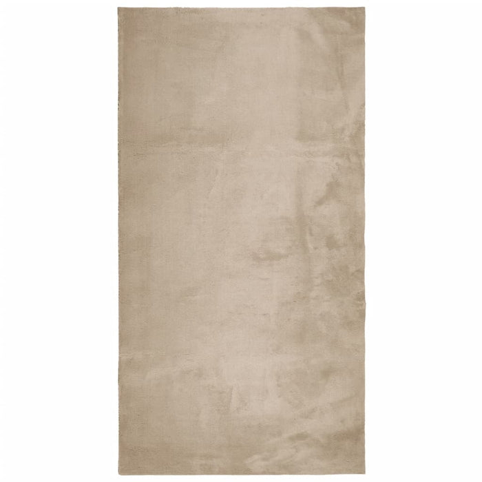 Covor HUARTE, fir scurt, moale și lavabil, nisipiu, 60x110 cm - WALTI WALTI