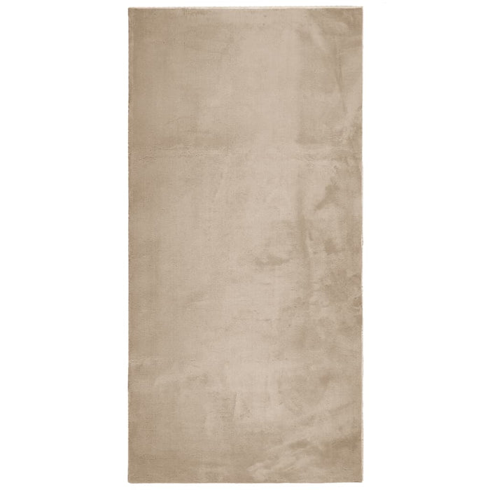 Covor HUARTE, fir scurt, moale și lavabil, nisipiu, 100x200 cm - WALTI WALTI