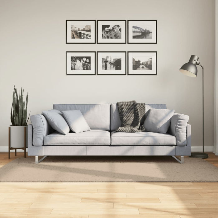 Covor HUARTE, fir scurt, moale și lavabil, nisipiu, 100x200 cm - WALTI WALTI