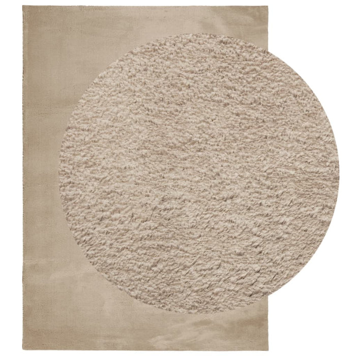 Covor HUARTE, fir scurt, moale și lavabil, nisipiu, 200x280 cm - WALTI WALTI