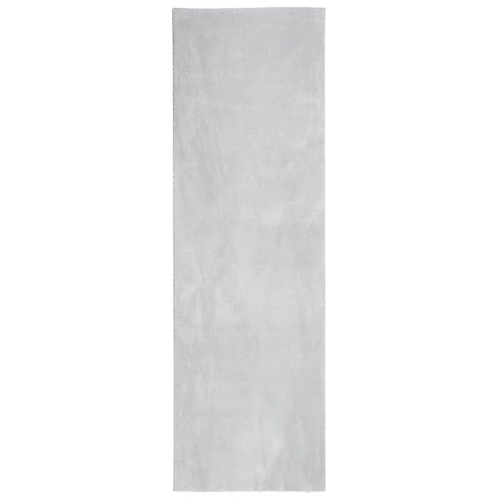 Covor HUARTE, fir scurt, moale și lavabil, gri, 80x250 cm - WALTI WALTI