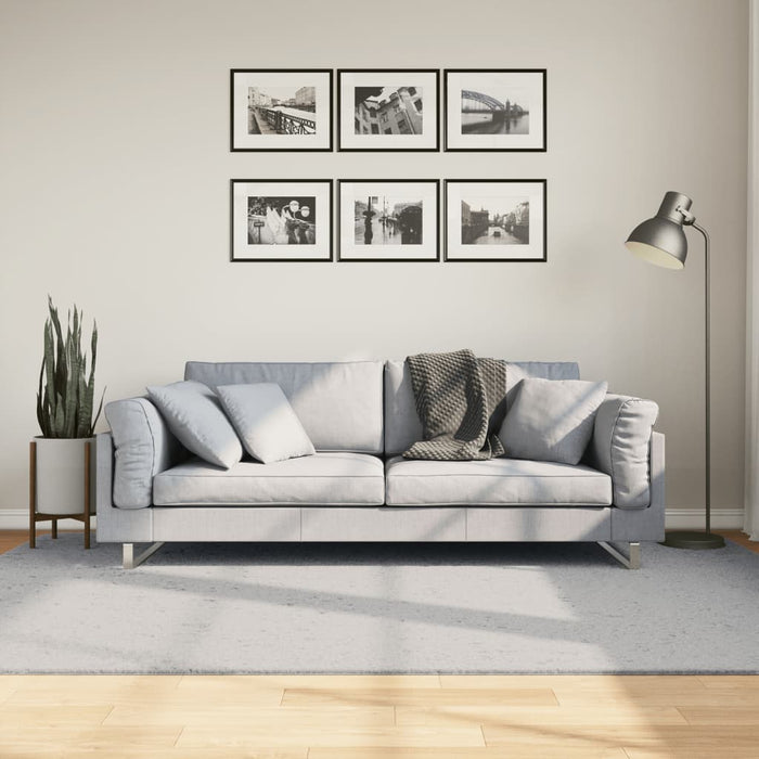 Covor HUARTE, fir scurt, moale și lavabil, gri, 160x230 cm - WALTI WALTI